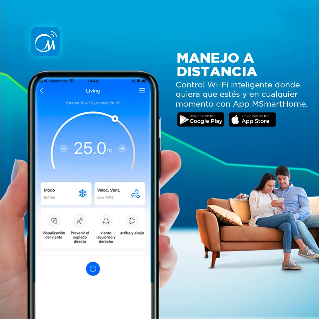 Split muro Midea Xtreme Save R410 12.000 Btuh Inverter - Imagen 6