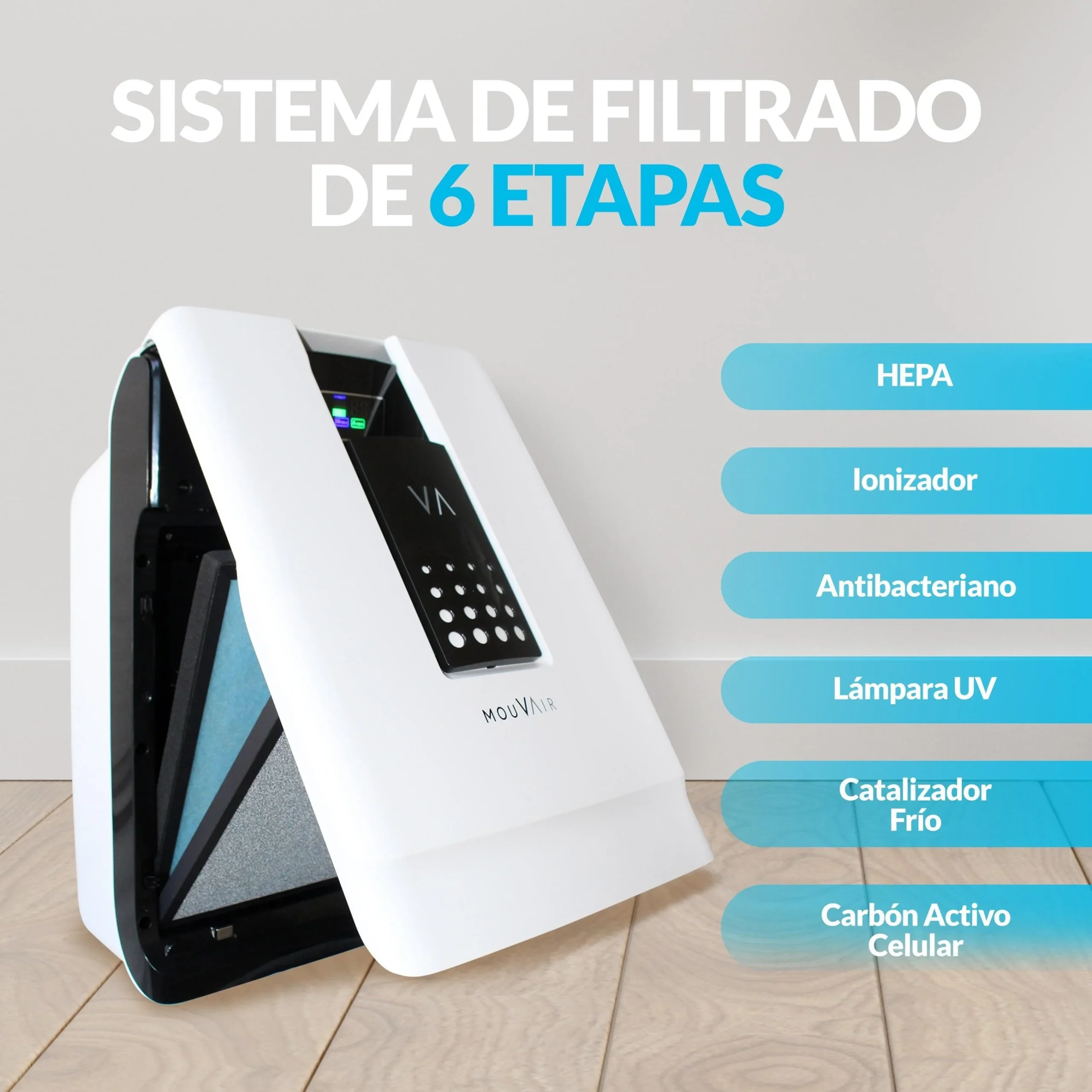 Purificador de Aire Mouvair Zen con HEPA H13 - Imagen 5